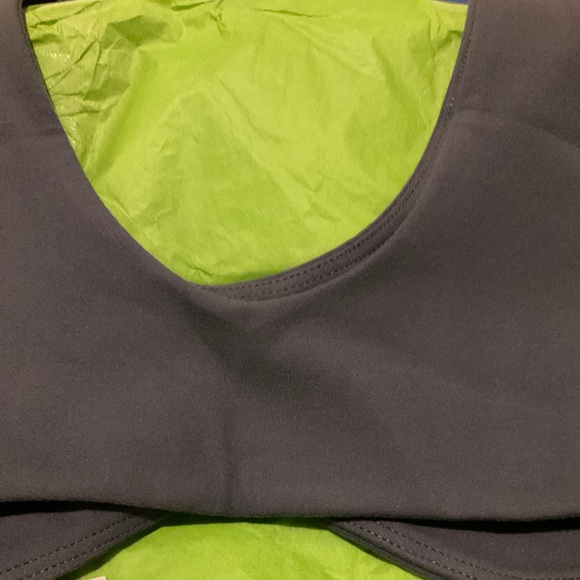 🆕JOAH BROWN SUEDED NAVY CROPPED CONTOUR BRA SIZE: XS/S NWT - Picture 12 of 16